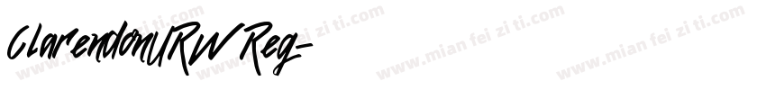ClarendonURW Reg字体转换